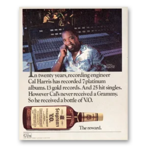 1986 Seagrams VO Whisky Print Ad | Cal Harris