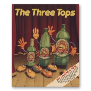 1986 Sun Country Coolers Print Ad | Three Tops