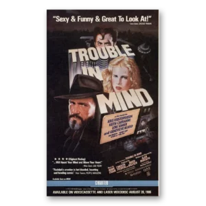 1986 Trouble In Mind Movie Promo Print Ad | Kristofferson