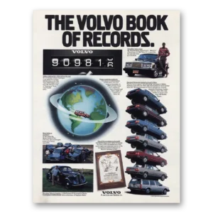 1986 Volvo Print Ad | Book Records