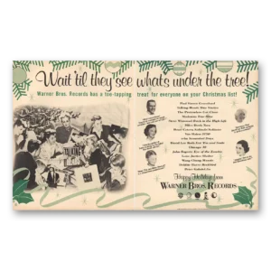 1986 Warner Brothers Print Ad | Whats Under The Tree