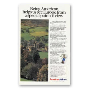 1987 American Airlines Print Ad | Being American