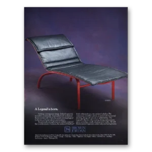 1987 Brown Jordan Furniture Print Ad | Legend Born