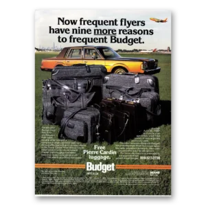 1987 Budget Rent-a-Car Print Ad | Frequent Flyers