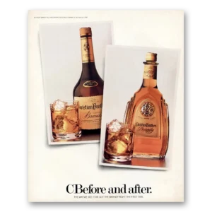 1987 Christian Brothers Print Ad | Cbefore After