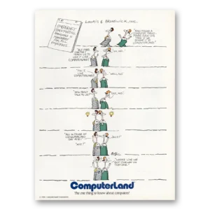 1987 Computerland Print Ad | Emergency Staff