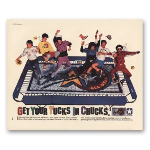 1987 Converse Shoes Print Ad | Yucks In Chucks