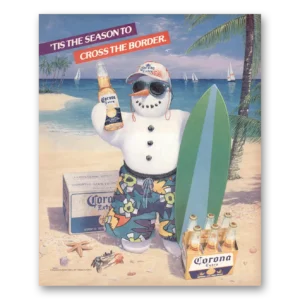 1987 Corona Beer Print Ad | Tis Season