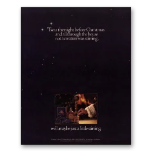 1987 Crown Royal Print Ad | Christmas