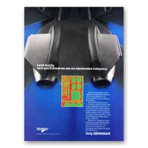 1987 Grumman Print Ad | Look Inside