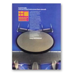 1987 Grumman Print Ad | Look Inside