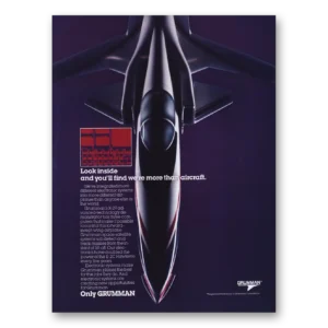 1987 Grumman Print Ad | Look Inside
