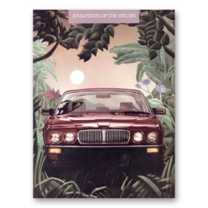 1987 Jaguar Print Ad | Evolution Species