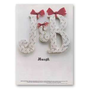 1987 J&B Scotch Whisky Print Ad | Christmas