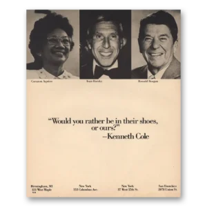 1987 Kenneth Cole Print Ad | Their Shoes