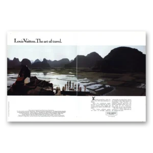1987 Louis Vuitton Luggage Print Ad | Art Travel