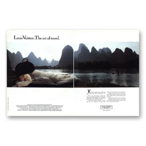 1987 Louis Vuitton Luggage Print Ad | Art Travel