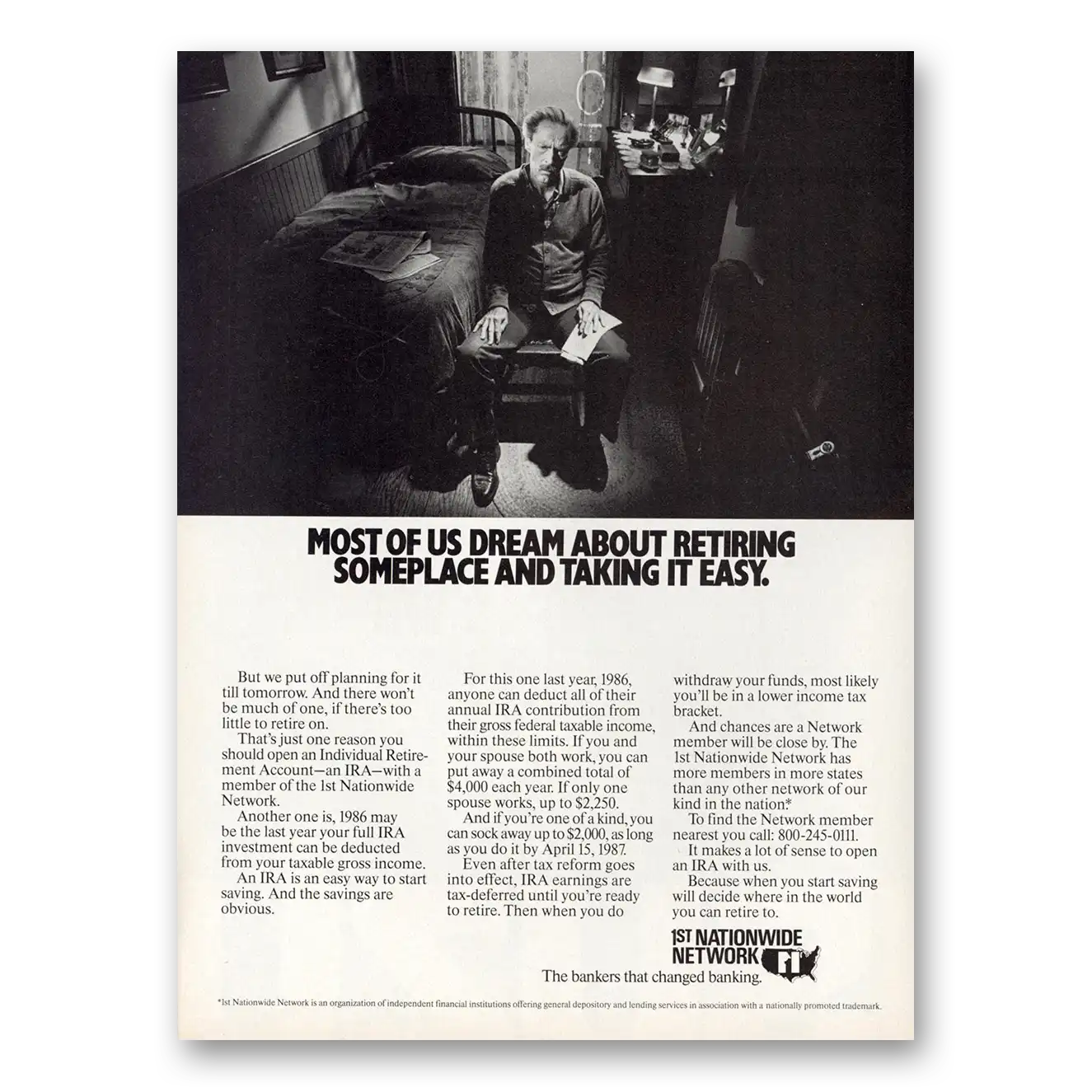 1987 Nationwide Network Print Ad | Dream Retiring