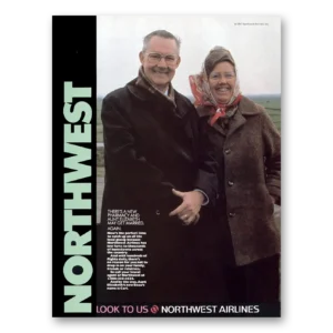 1987 Northwest Airlines Print Ad | Aunt Elizabeth