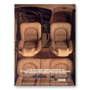 1987 Saab Print Ad | Convinced You