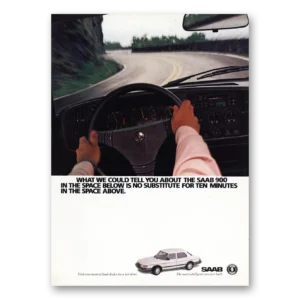 1987 Saab Print Ad | Tell You About