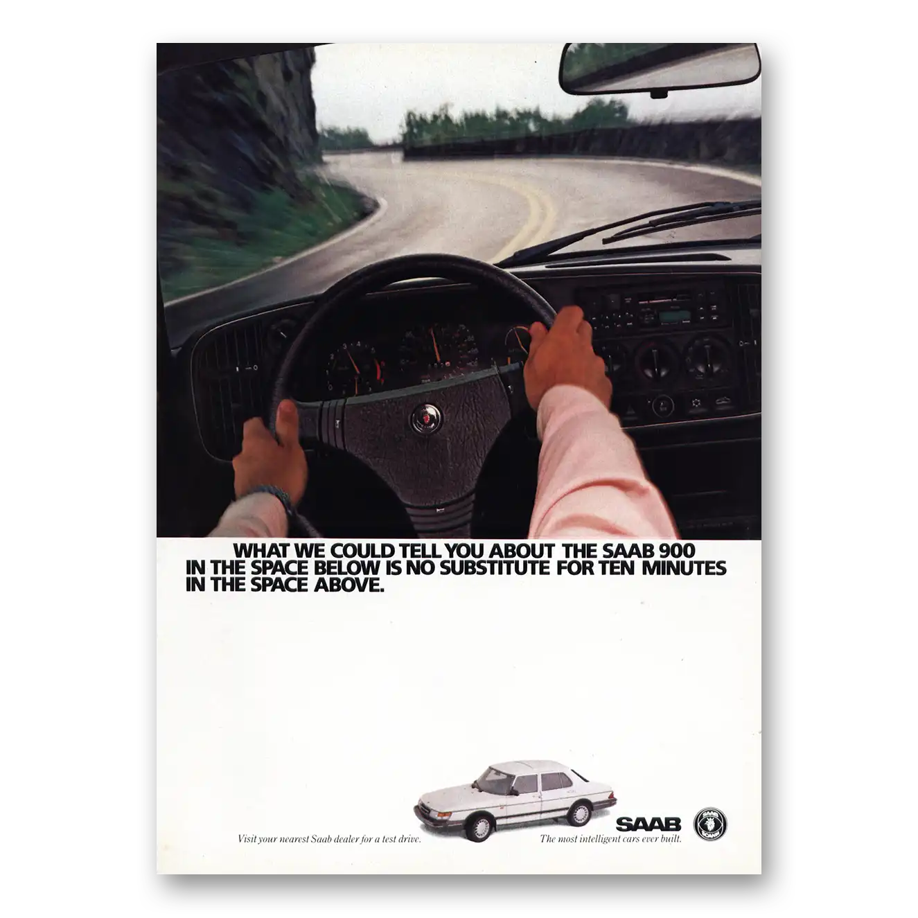 1987 Saab Print Ad | Tell You About
