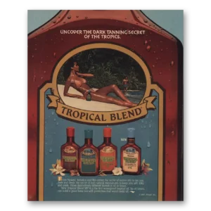 1987 Tropical Blend Print Ad | Tropical Blend