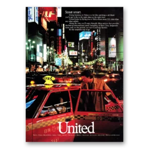 1987 United Airlines Print Ad | Street Smart