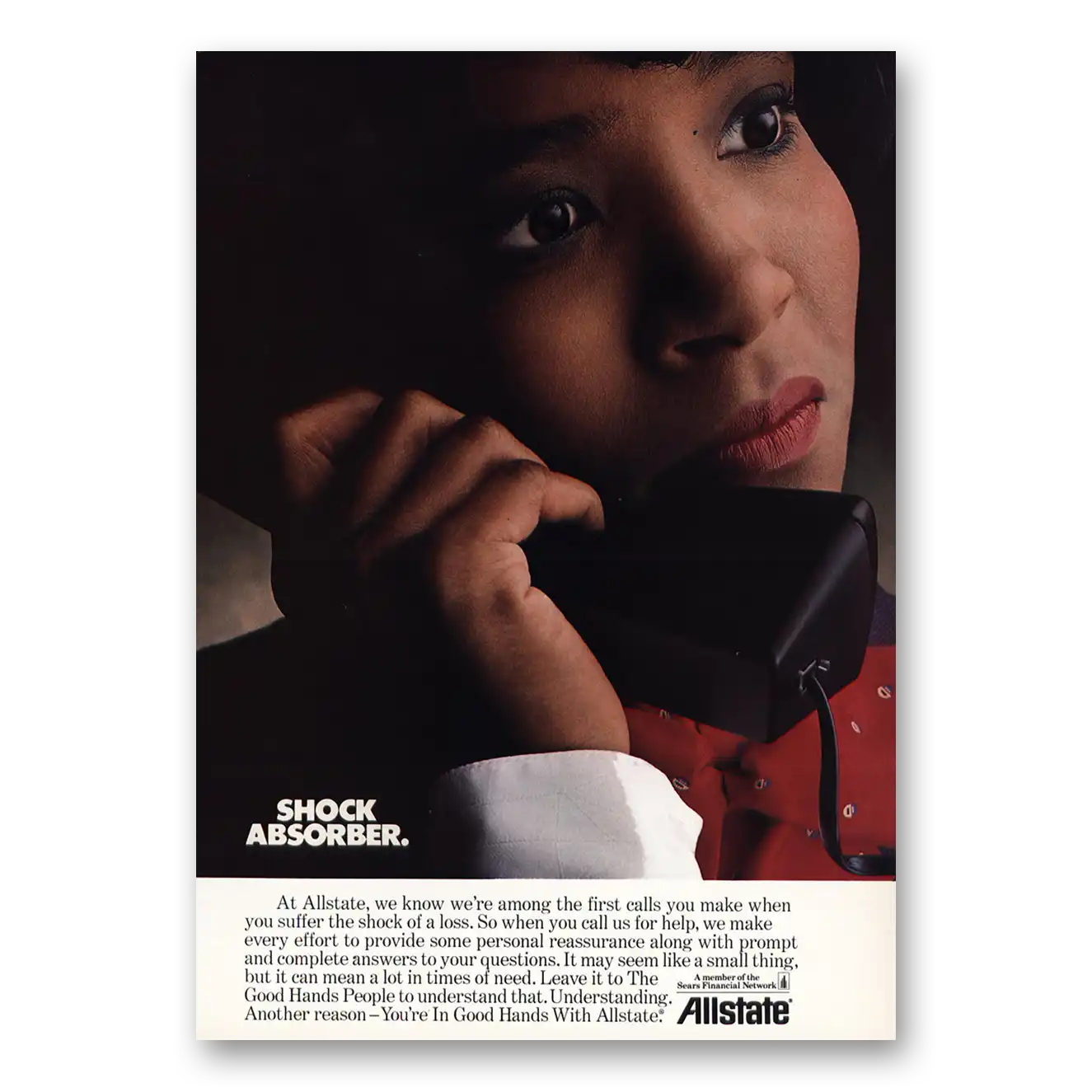 1988 Allstate Insurance Print Ad | Shock Absorber