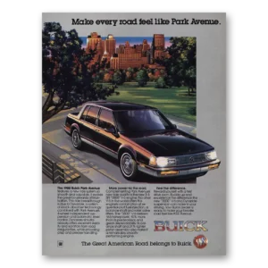 1987 Buick Park Avenue Print Ad | Every Road