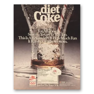 1988 Coca Cola Print Ad | Striving