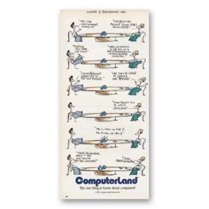 1988 Computerland Print Ad | Little Companys Moving Up