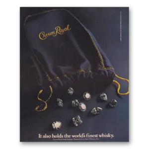 1988 Crown Royal Print Ad | Harry Winston