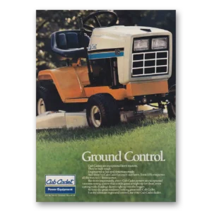 1988 Cub Cadet Print Ad | Ground Control