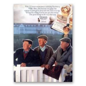 1988 Dewars White Label Print Ad | Willie Alex Sammy