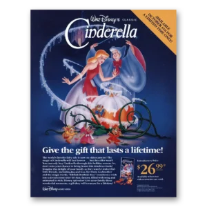 1988 Cinderella Promo Print Ad | Lasts Lifetime