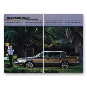 1988 Dodge Dynasty Print Ad | Dawn