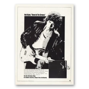 1988 Bob Dylan Promo Print Ad | Down Groove