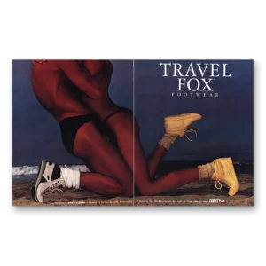 1988 Travel Fox Print Ad | Footwear
