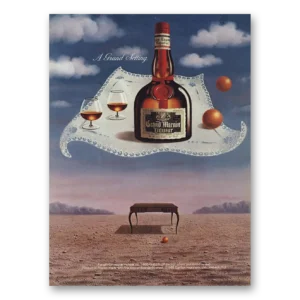 1988 Grand Marnier Print Ad | Grand Setting