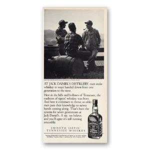 1988 Jack Daniels Print Ad | Make Whiskey In Ways Handed Down