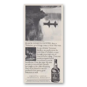 1988 Jack Daniels Print Ad | Tennessee Boat