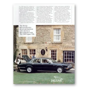 1988 Jaguar XJ6 Print Ad | Affection Art