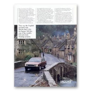 1987 Jaguar Print Ad | Invented Rain