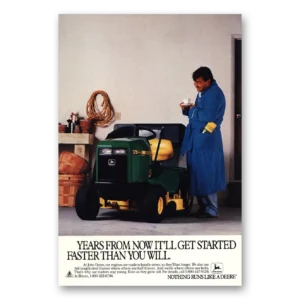 1988 John Deere Mowers + Tractors Print Ad | Years From Now