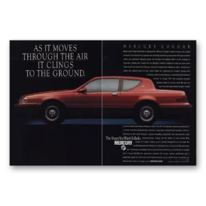 1988 Mercury Cougar Print Ad | Clings To Ground