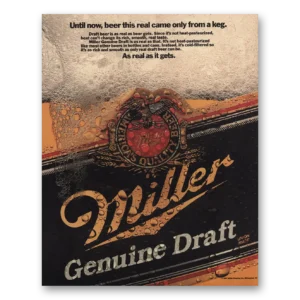 1988 Miller Beer Print Ad | Only Keg