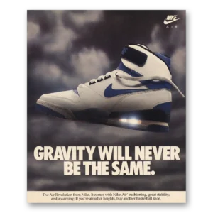 1988 Nike Shoes Print Ad | Air Gravity