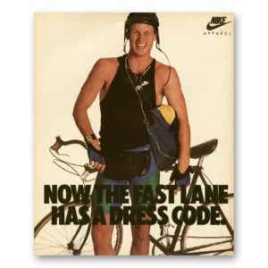 1988 Nike Print Ad | Fast Lane Has Dress Code