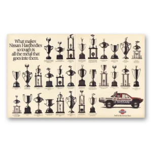 1988 Nissan Print Ad | Hardbodies So Tough